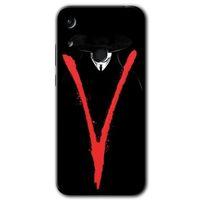 Potkal Hediye Fabrikası Honor 8A HD Baskılı Kılıf + 9D Tam Ekran Koruyucu - V for