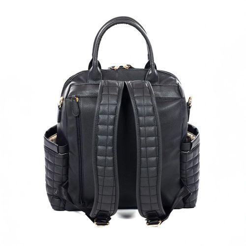 Kitty Deri Anne Bebek Bakım Sırt Çantası 7271 Siyah