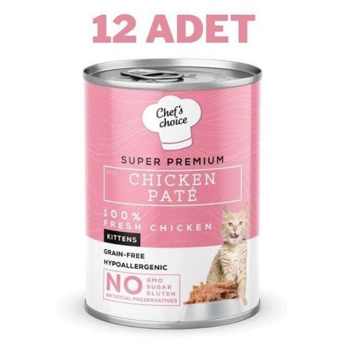 Chefs Choice Kitten Chicken Yavru Kedi Konservesi 12x400 Gr