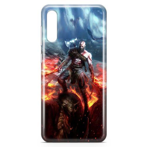 Samsung Galaxy A70s Kılıf God Of War Arka Kapak Koruma Desenli Full Koruyucu