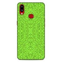 Lopard Samsung Galaxy A10s Uyumlu Kılıf PiXel (2) Kabı Yeşil Kahve