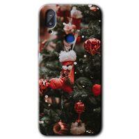 MRCİLETİSİM Vestel E5 Kılıf HD Desen Baskılı Arka Kapak+Temperli Cam - Happy New Year