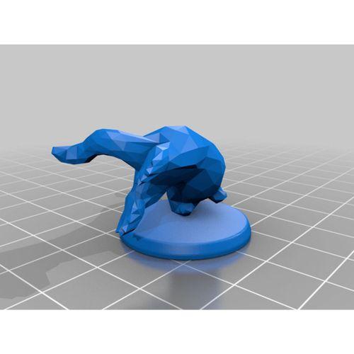 Düşük Poligon Su Samurları (Bu ürün Sadece Plastik parçadır - Almadan Önce Soru Sorabilirsiniz)