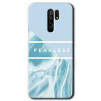 Redmi 9 Kılıf HD Desen Baskılı Arka Kapak - Fearless + Kırılmaz Cam