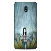 Xiaomi Redmi 8A Kılıf Depresyon (22) Tam Koruma Kılıfı Fuşya Bordo