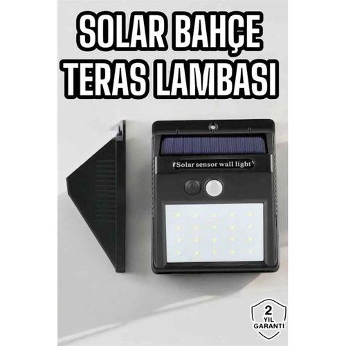Güneş Enerjili Bahçe Lambası Solar Gece Aydınlatma Sensörlü Lamba