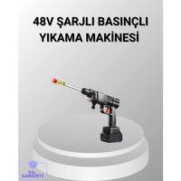 48v Kablosuz Yıkama Makinesi – 2 Pil, Köpük Tankı Ve Ayarlanabilir