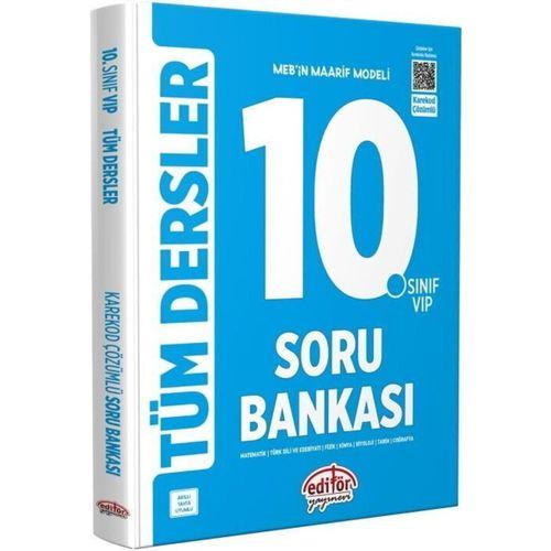 10. Sınıf VİP Tüm Dersler Soru Bankası Editör Yayınları