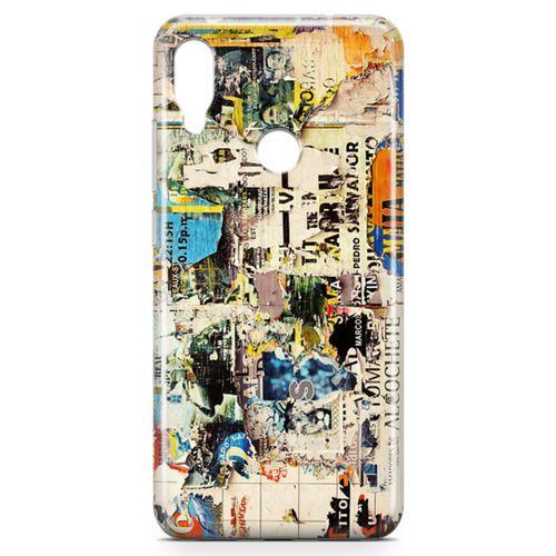 Xiaomi Redmi Note 7 Pro Kılıf Retro Gazete Arka Kapak Koruma Desenli Full Koruyucu