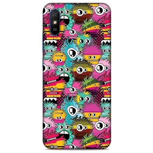 Graffitix (35) Desenli Silikon Kapak Xiaomi Redmi 9A Kılıf