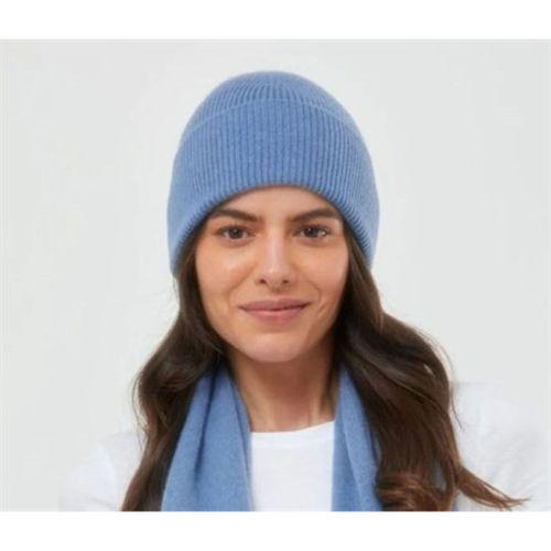 Unısex Kışlık Pamuklu Bere,Şapka  Eflatun  28X24Cm