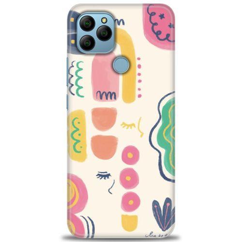 General Mobile GM 22 Kılıf HD Baskılı Kılıf - Çizim + Tam Ekran Koruyucu
