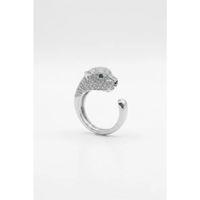 Leopar Yüzük - Gümüş