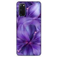 Samsung Galaxy S20 Uyumlu Kılıf Mor Delisi (35) Fit Design Kılıf Tomurcuk