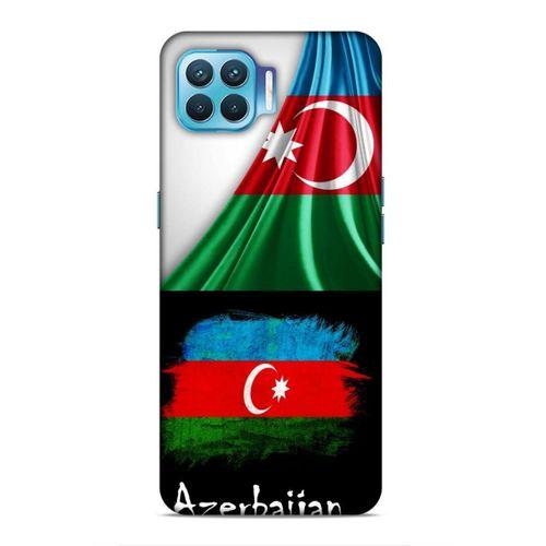 Oppo Reno 4 Lite Uyumlu Kılıf Azarbaijan (13) Silikon Kap Bayraklar