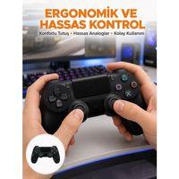 Kablosuz Ps4 Oyun Kolu – Çift Titreşimli Motor, Uzun Pil Ömrü Ve Hassas Kontrol Yeni Nesil