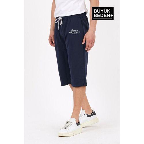 Erkek Büyük Beden Unified Collective Baskılı Standart &Regular Kalıp Şort SPR25BSR088