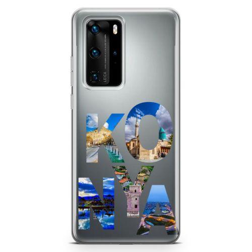 Huawei P40 Pro Kılıf Konya Gezi Arka Kapak Koruma Desenli Full Koruyucu