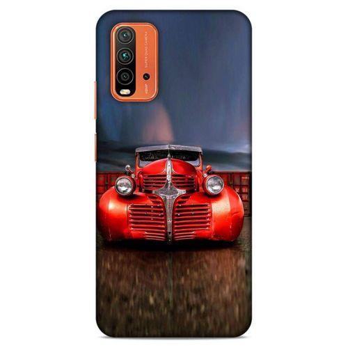 Lopard Xiaomi Redmi Note 9 4g Uyumlu Kılıf PickUpX (43) Thin Fit Kılıf Kırmızı Ateşli