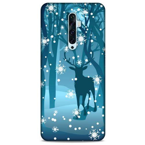 Oppo Reno 2z Kılıf Snowix (28) Arka Kapak Mavi Koyu