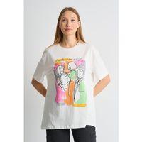 ALEXANDERGARDI Baskılı Bisiklet Yaka Kadın T-shirt