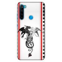 Lopard Xiaomi Redmi Note 8 Uyumlu Kılıf Tattoo's (49) Ultra Silikon Kılıf Dragon Love