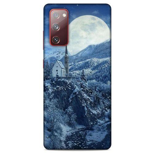 Samsung Galaxy S20 Fe Kılıf Snowix (49) Ultra Silikon Kılıf Beyaz Mavi