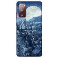 Samsung Galaxy S20 Fe Kılıf Snowix (49) Ultra Silikon Kılıf Beyaz Mavi