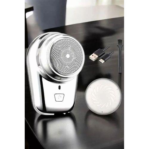 Seyahat Tipi Tıraş Makinesi Taşınabilir Kablosuz Mini Paslanmaz Çelik