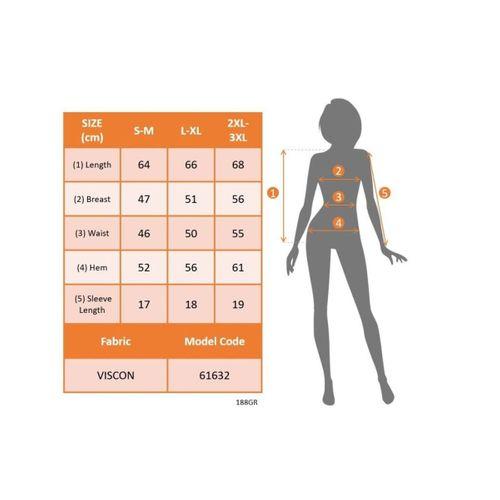 Kadın Kısa Kollu V Yakalı şerit Detaylı Viskon Bluz