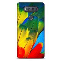 LG K61 Kılıf Desenli Özel Seri Tüyler (3) Kapak