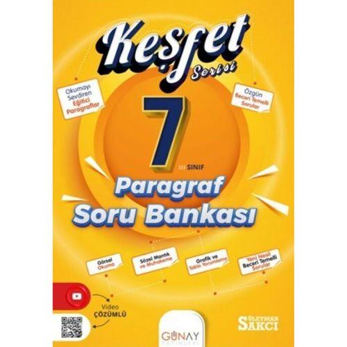 7. Sınıf Paragraf Keşfet Soru Bankası Günay Yayınları