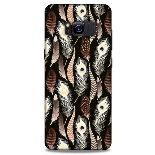 Samsung Galaxy S8 Kılıf Desenli Özel Seri Tüyler (8) Baskılı Kılıf