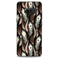 Samsung Galaxy S8 Kılıf Desenli Özel Seri Tüyler (8) Baskılı Kılıf