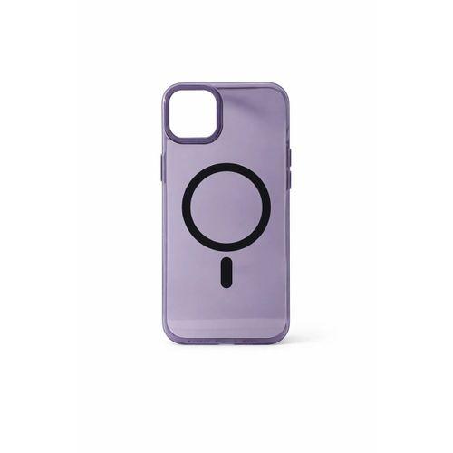 İphone 14 Pro Hybrid Magsafe Sert Mor Telefon Kılıfı