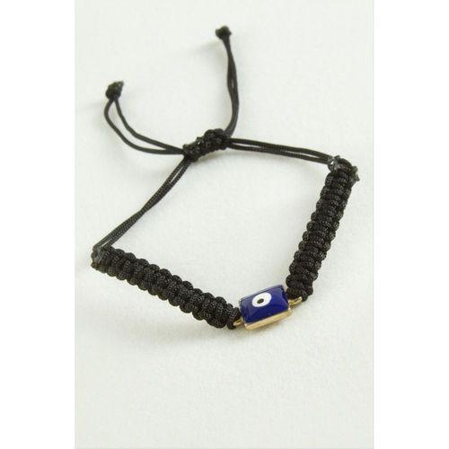 Dikdörtgen Nazar Makrome İp Bileklik