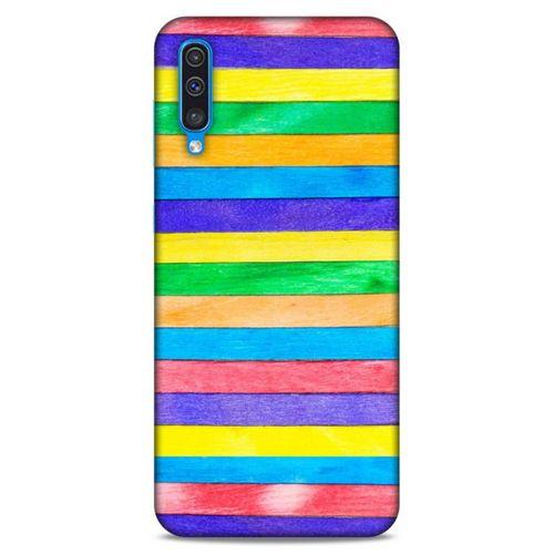 Lopard Samsung Galaxy A50 Uyumlu Kılıf Wood'X (22) Tam Koruma Kılıfı Desenli