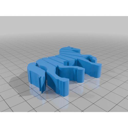 3D baskı esnek at anahtarlık