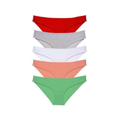 5 adet Süper Eko Set Likralı Kadın Slip Külot 518