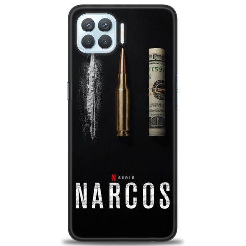Oppo Reno 4 Lite Kılıf HD Baskılı Kılıf - Narcos + Tam Ekran Koruyucu