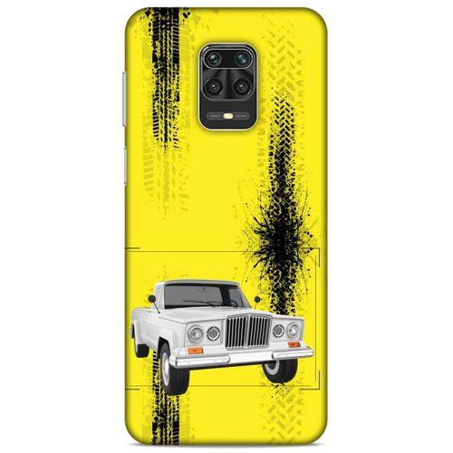 Lopard Xiaomi Redmi Note 9 Pro Uyumlu Kılıf PickUpX (16) Kalın Kılıf Kaymak Beyaz