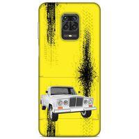 Lopard Xiaomi Redmi Note 9 Pro Uyumlu Kılıf PickUpX (16) Kalın Kılıf Kaymak Beyaz