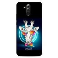 Huawei Mate 20 Lite Kılıf FunnyMaX (6) Silikon Kılıf Siyah Zürafa