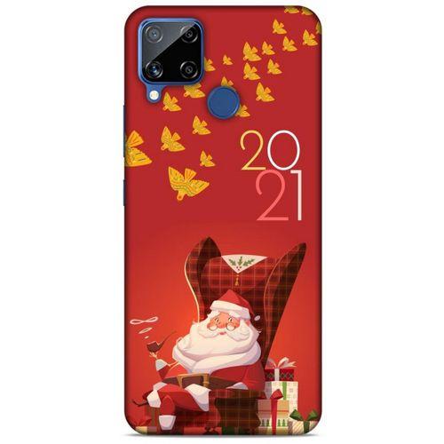 Yılbaşı Süsleri 03 Oppo Realme C15 Kılıf Silikon Kapak