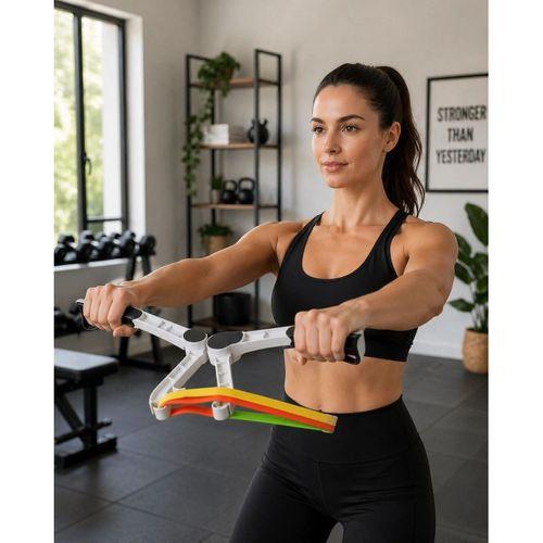 Direnç Bantlı Kol Göğüs Omuz Egzersiz Aleti Evde Fitness Seti