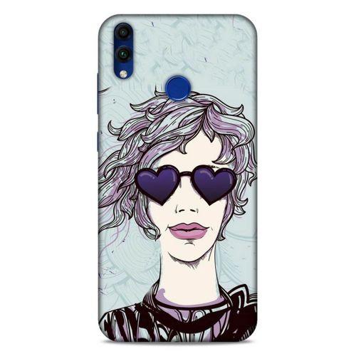 Lopard Huawei Honor 8C Uyumlu Kılıf Sürreal Yüzler ♀ (25) Antişok Kapak Baskılı