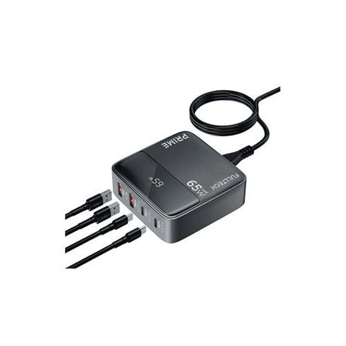 65w Masaüstü 4 Portlu Hızlı Şarj Cihazı İstasyonu 2xusb-a, 2xtype-c Giriş,1,5 Mt. Kablo