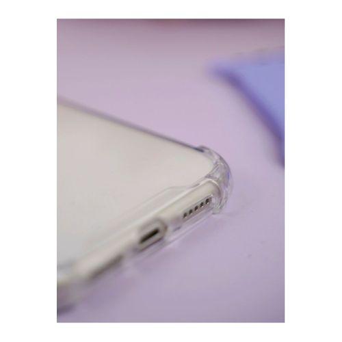 iPhone 12 Darbe Emici Şeffaf Silikonlu Luxury Olex Şeffaf Kılıf ve Cool Bilek Askısı
