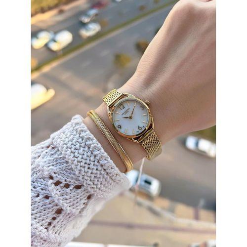 Lee Cooper Küçük Kasa Vintage Hasır Kordon 2 Yıl Garantili 3 Atm Kadın Kol Saati+Bileklik 082207.120