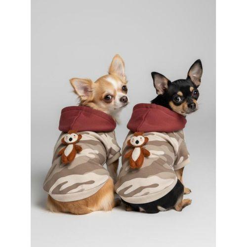 Safari Friends Kapüşonlu Köpek Sweatshirt – Küçük Irklar
